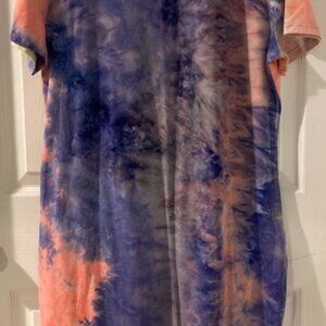Shein Tie Dye Bodycon Dress "3X"